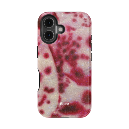 Crimson Veil iPhone Case
