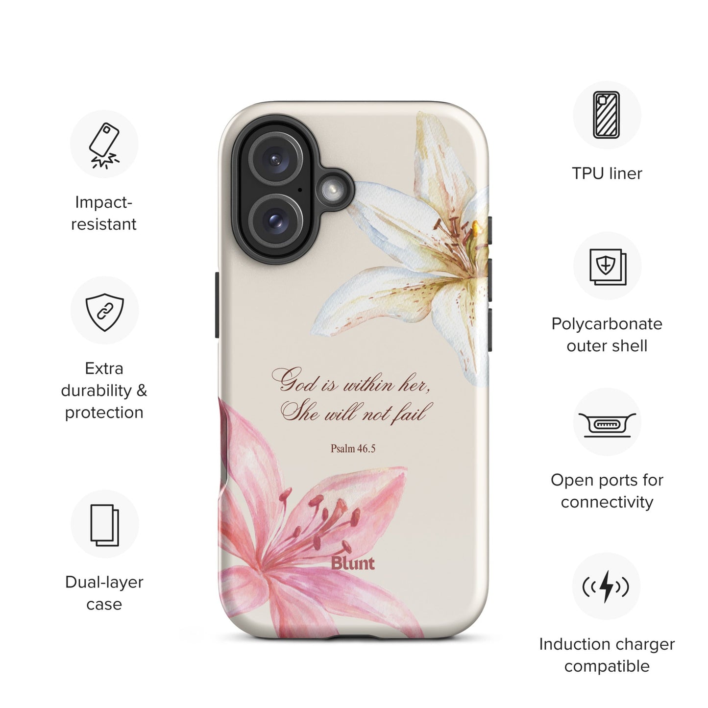 Psalms 46:5 iPhone Case - Blunt Cases