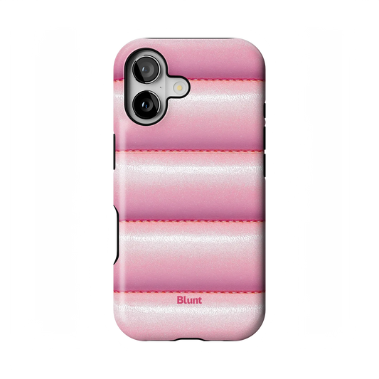 Pink Puffer iPhone Case