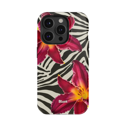 Zebra Lily iPhone Case