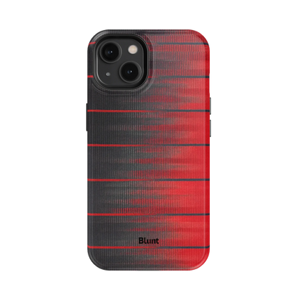 Crimson Stripe iPhone Case