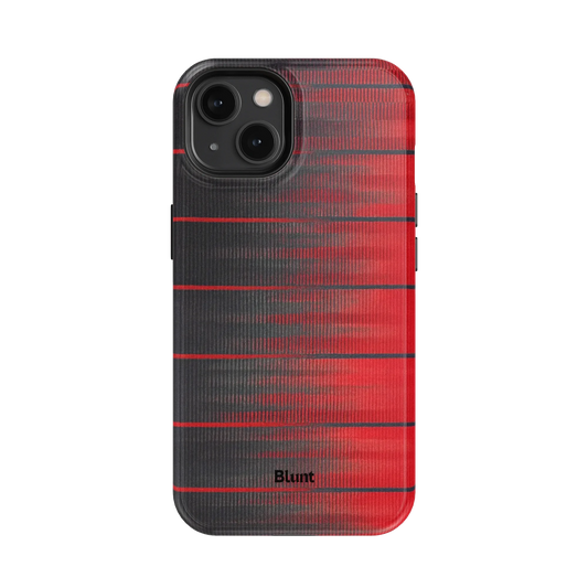 Crimson Stripe iPhone Case