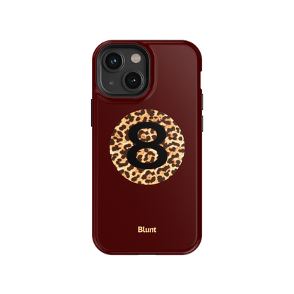 Burgundy Magic 8 iPhone Case