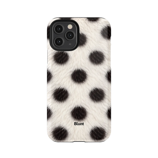 Polka Fuzz iPhone Case