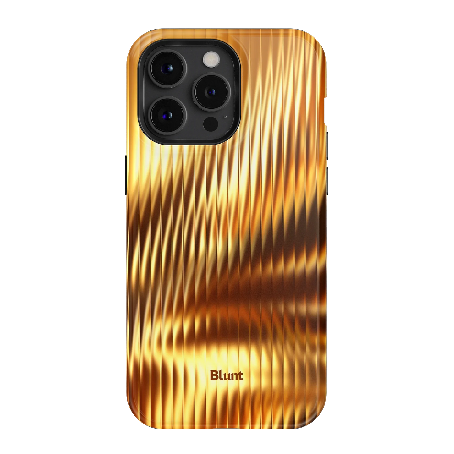 Golden Ripple iPhone Case