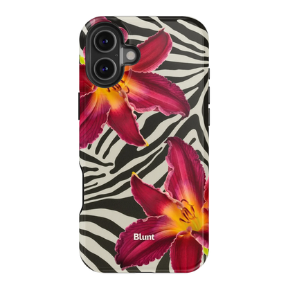 Zebra Lily iPhone Case