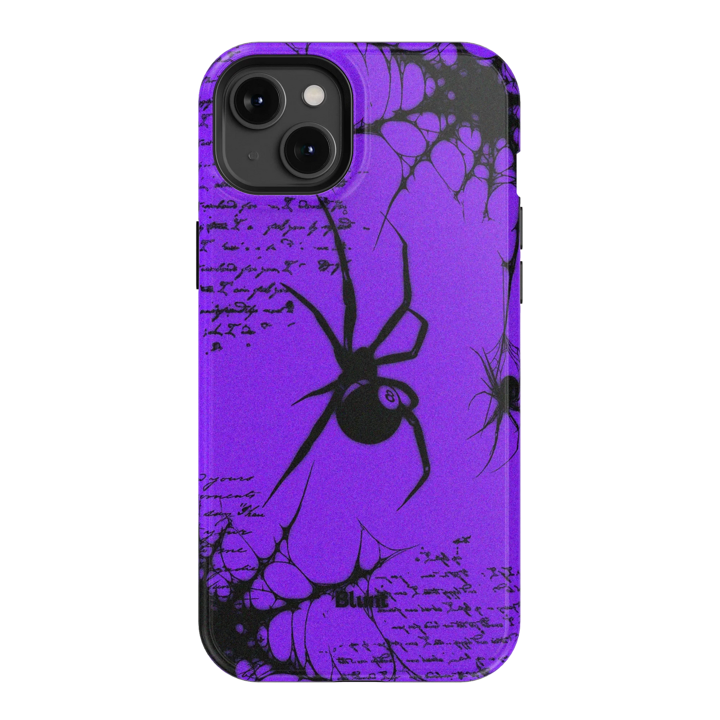 Violet Script iPhone Case