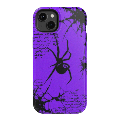 Violet Script iPhone Case