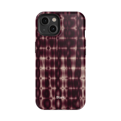 Purple Ripple iPhone Case