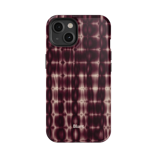 Purple Ripple iPhone Case