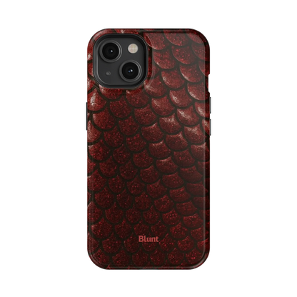 Crimson Depth iPhone Case
