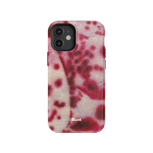 Crimson Veil iPhone Case
