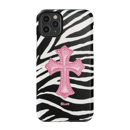 Zebra Halo iPhone Case