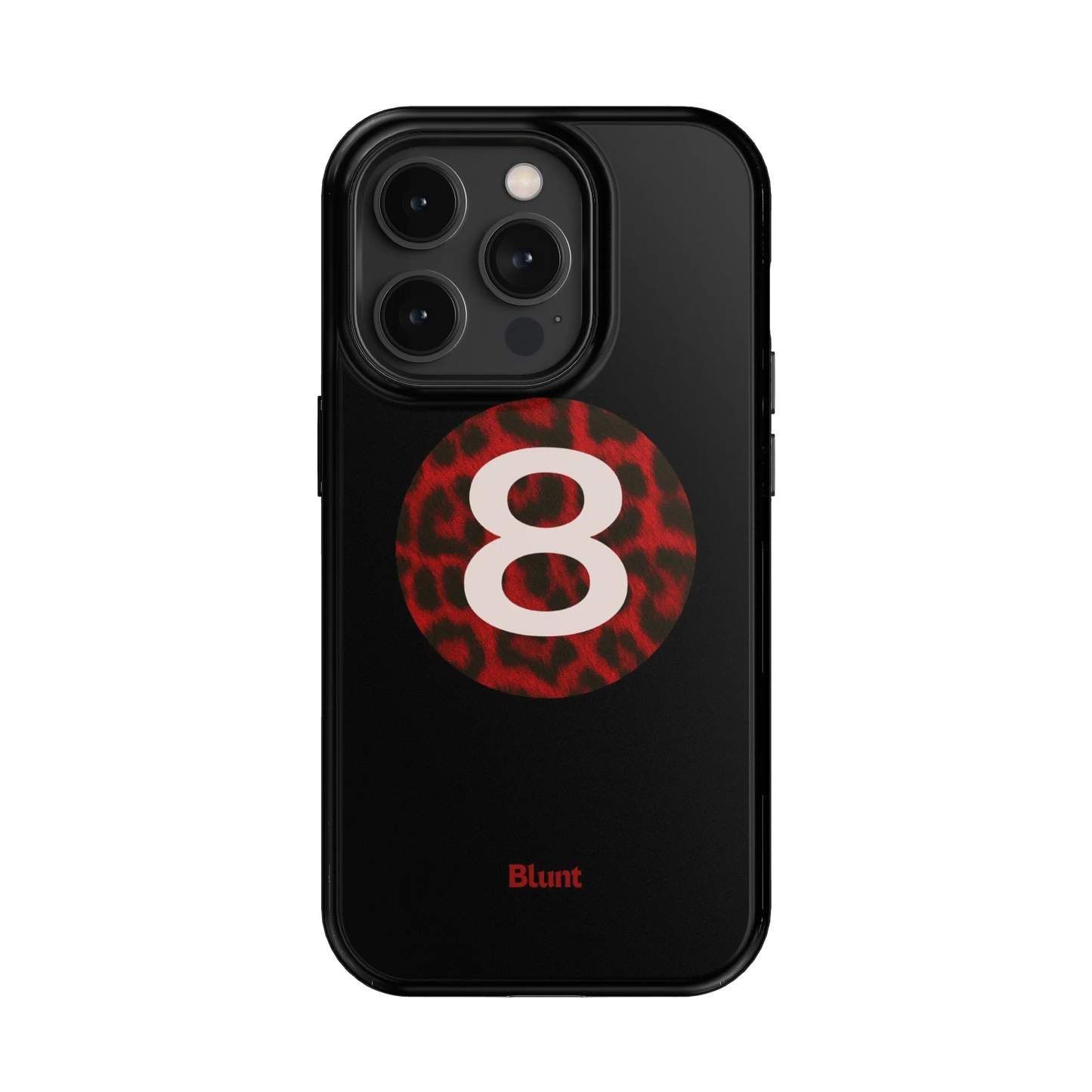 Red Cheetah Magic 8 iPhone Case