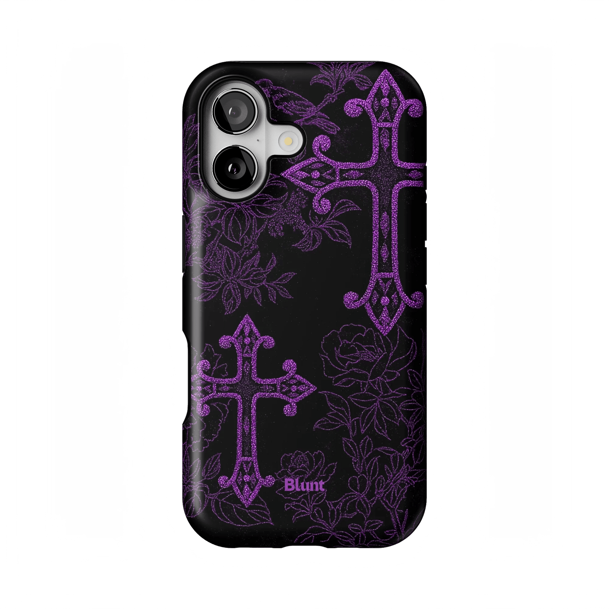 Purple Cross iPhone Case - Blunt Cases