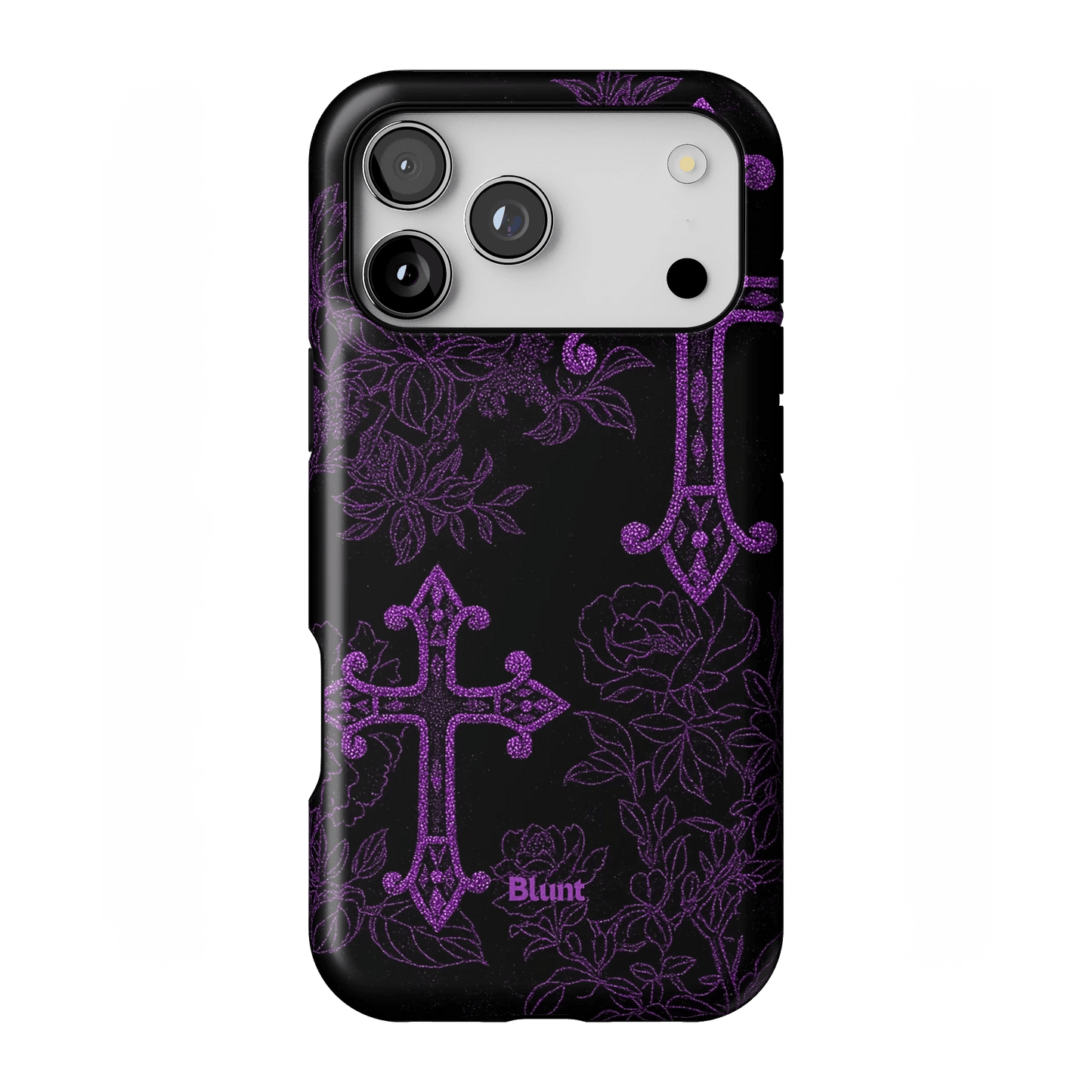 Purple Cross iPhone Case - Blunt Cases