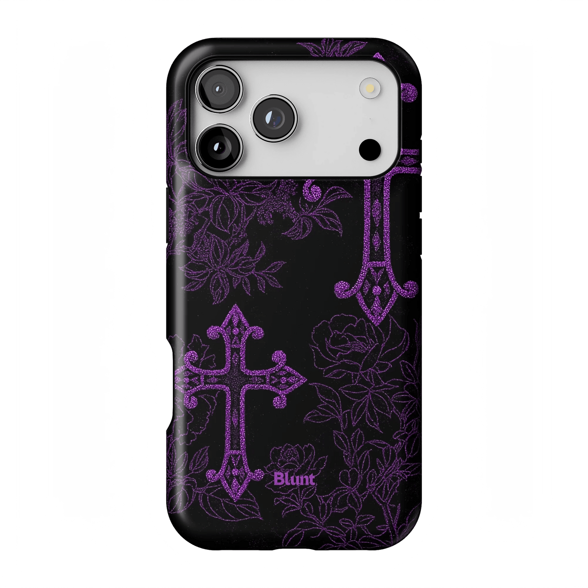 Purple Cross iPhone Case - Blunt Cases