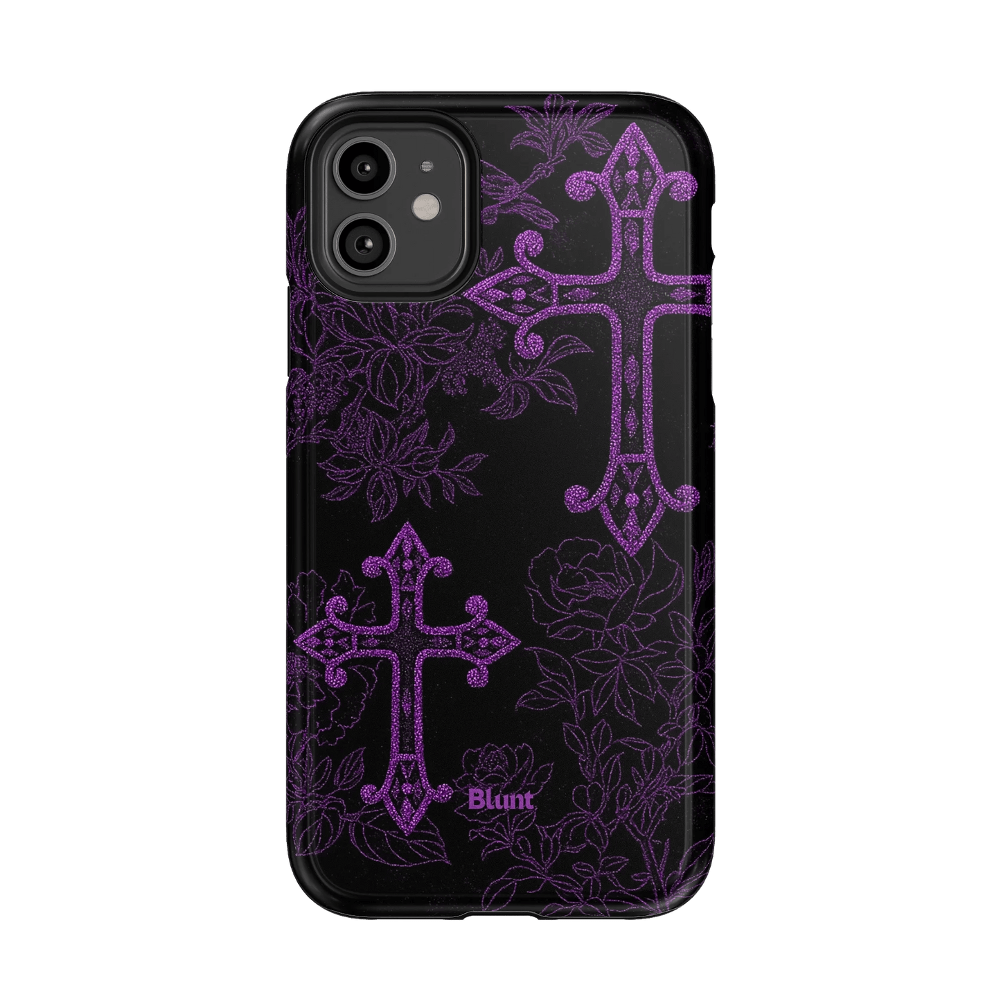 Purple Cross iPhone Case - Blunt Cases
