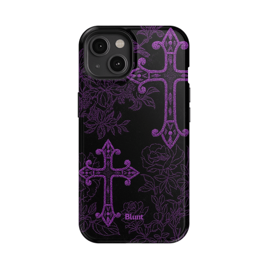 Purple Cross iPhone Case - Blunt Cases