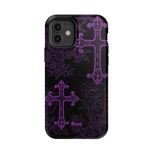 Purple Cross iPhone Case - Blunt Cases