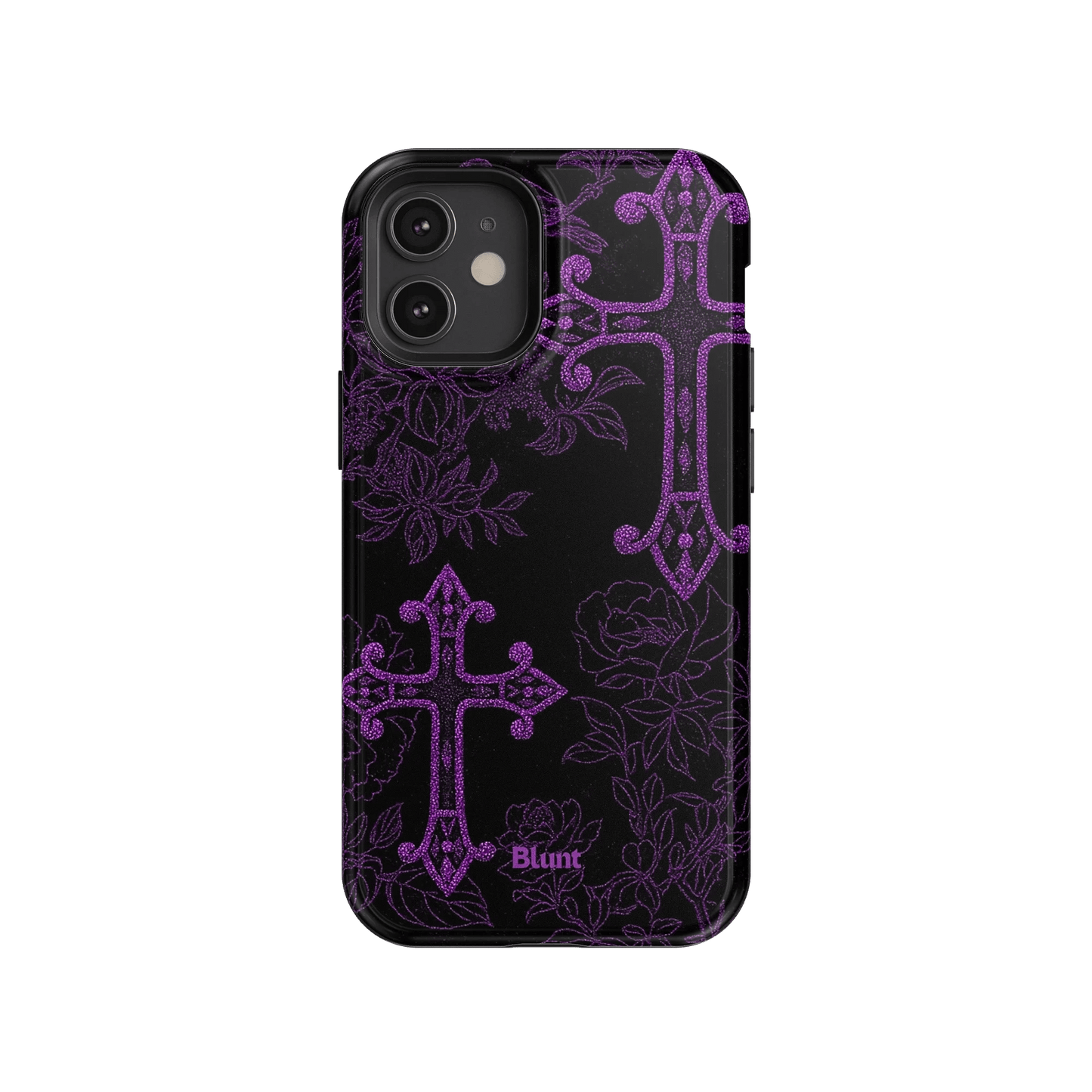 Purple Cross iPhone Case - Blunt Cases