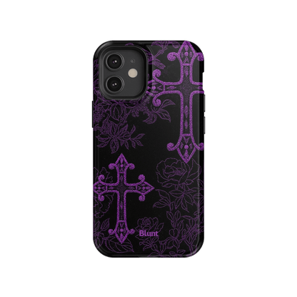Purple Cross iPhone Case - Blunt Cases