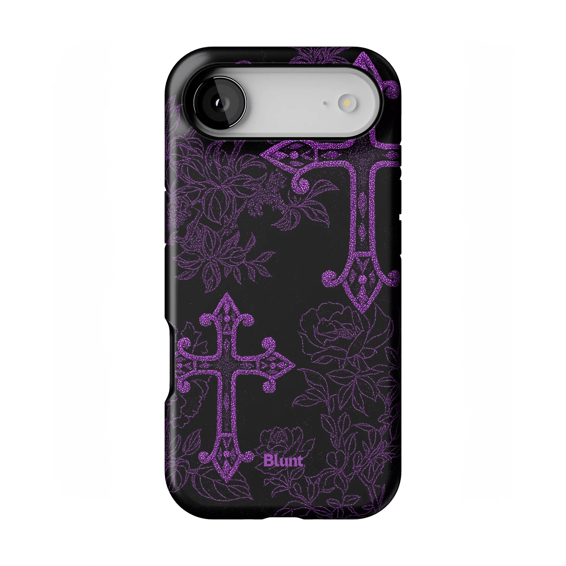 Purple Cross iPhone Case - Blunt Cases