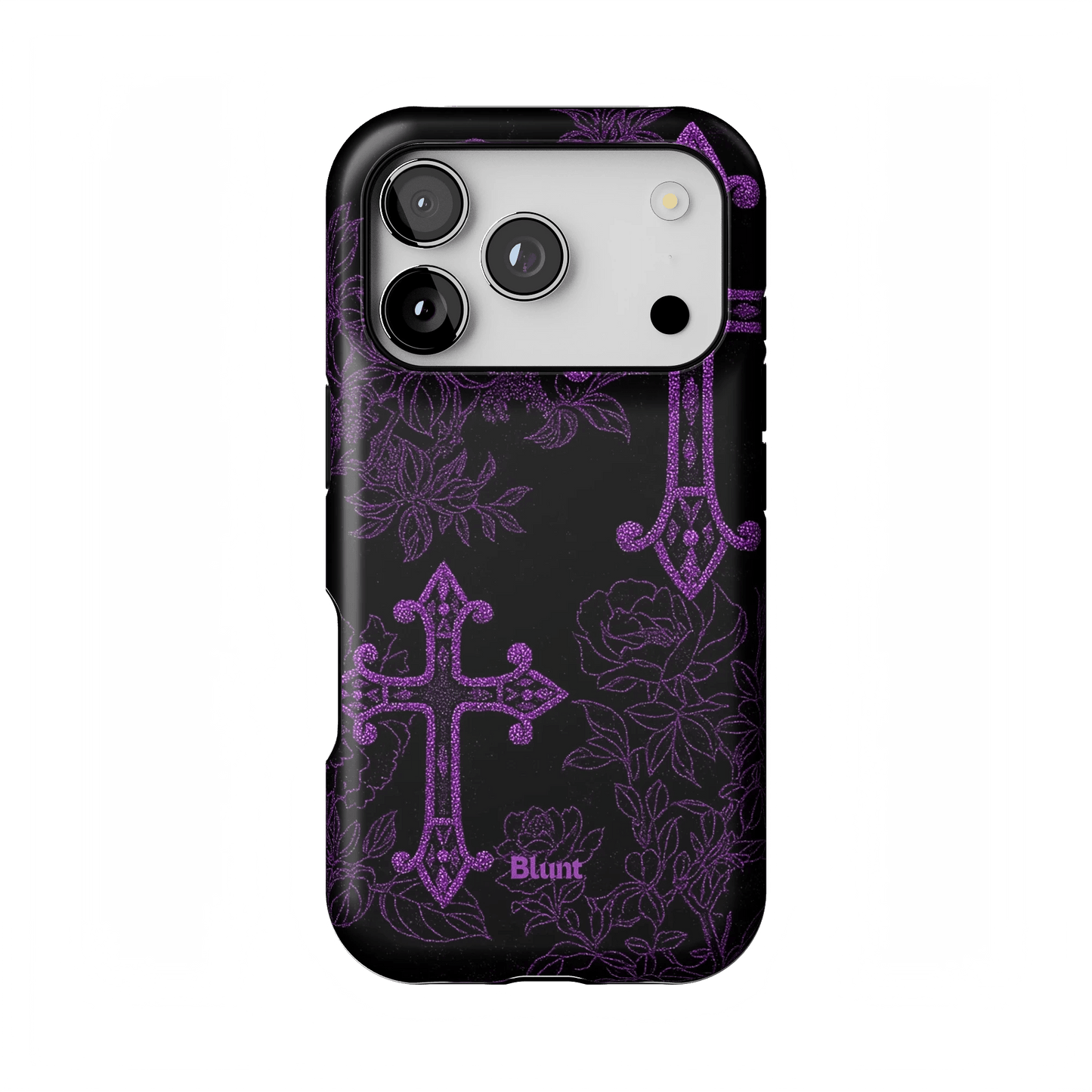Purple Cross iPhone Case - Blunt Cases