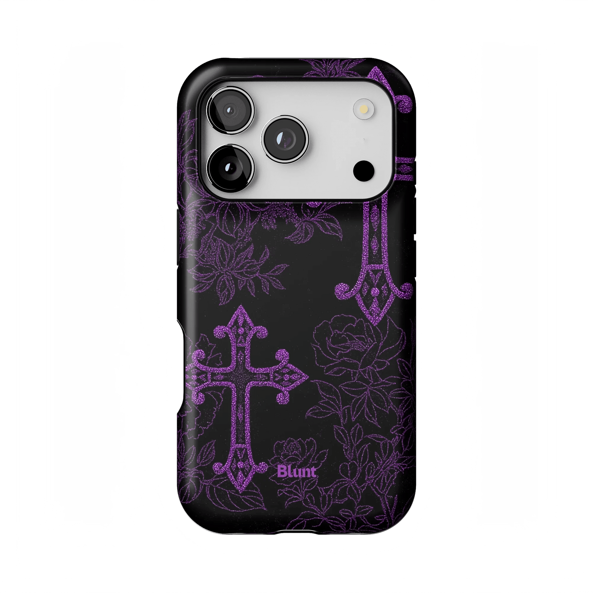 Purple Cross iPhone Case - Blunt Cases