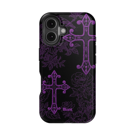 Purple Cross iPhone Case - Blunt Cases
