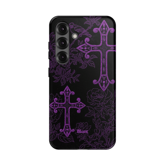 Purple Cross Samsung Case - Blunt Cases
