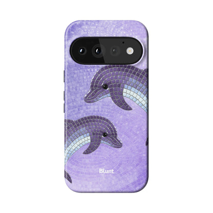 Purple Delphine Pixel Case - Blunt Cases