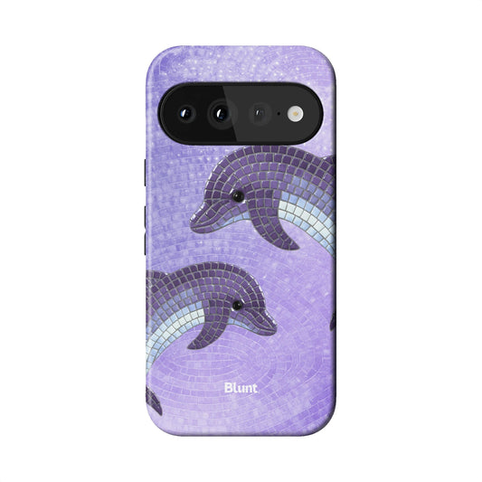 Purple Delphine Pixel Case - Blunt Cases