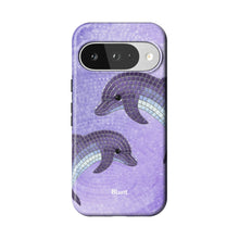 Purple Delphine Pixel Case