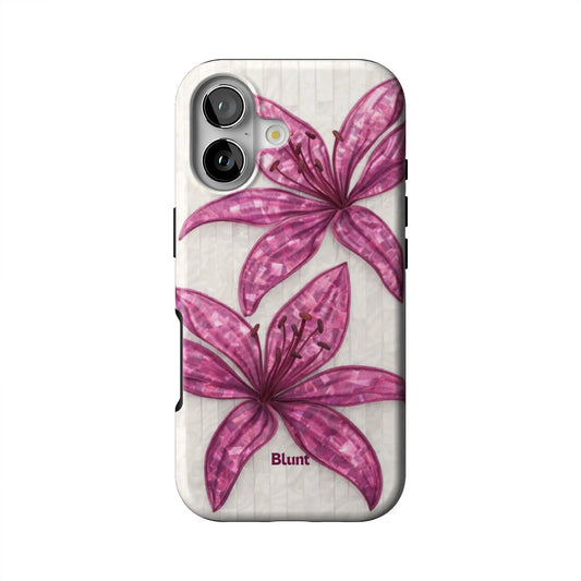 Purple Floral Luster iPhone Case - Blunt Cases
