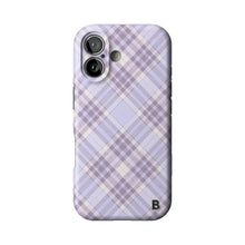 Purple Plaid Statement iPhone Case