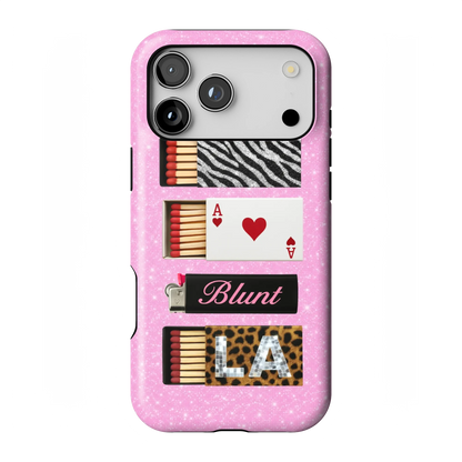 Baby Pink Match iPhone Case