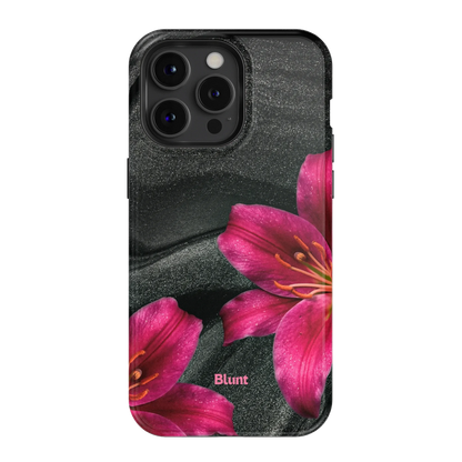 Midnight Petals iPhone Case
