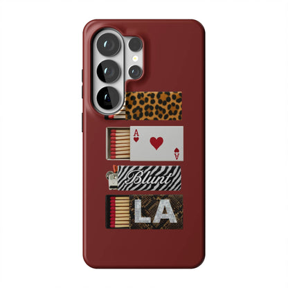 Burgundy Match Samsung Case