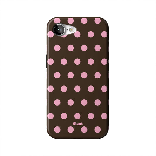 Chocolate-Polka-iphone-case-iPhone 17 E-1
