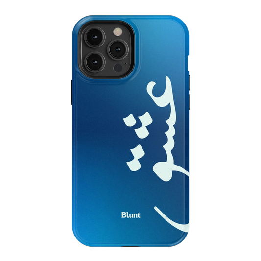 Blue Love iPhone Case