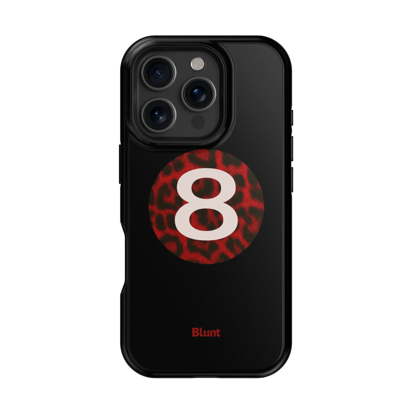 Red Cheetah Magic 8 iPhone Case