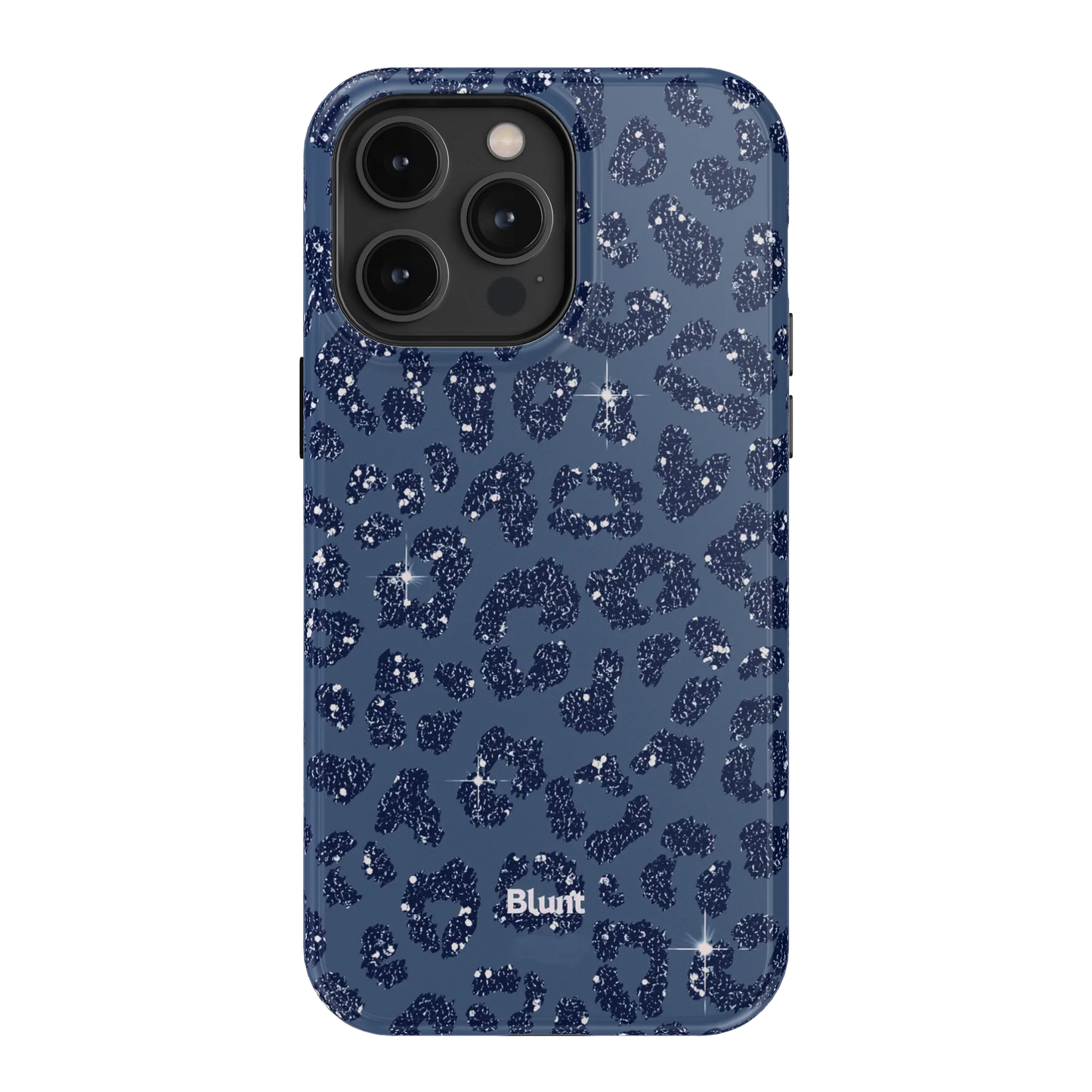 Blue Cheetah Print iPhone Case