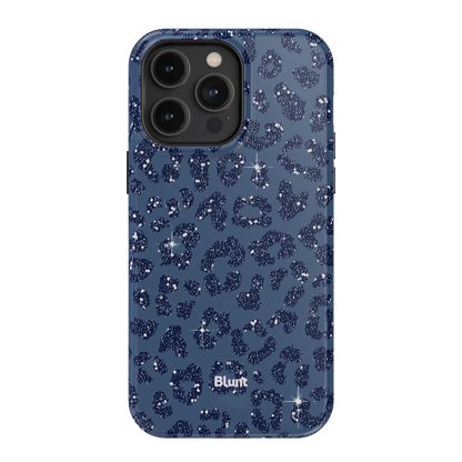 Blue Cheetah Print iPhone Case