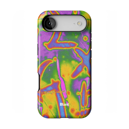 Neon Terrain iPhone Case