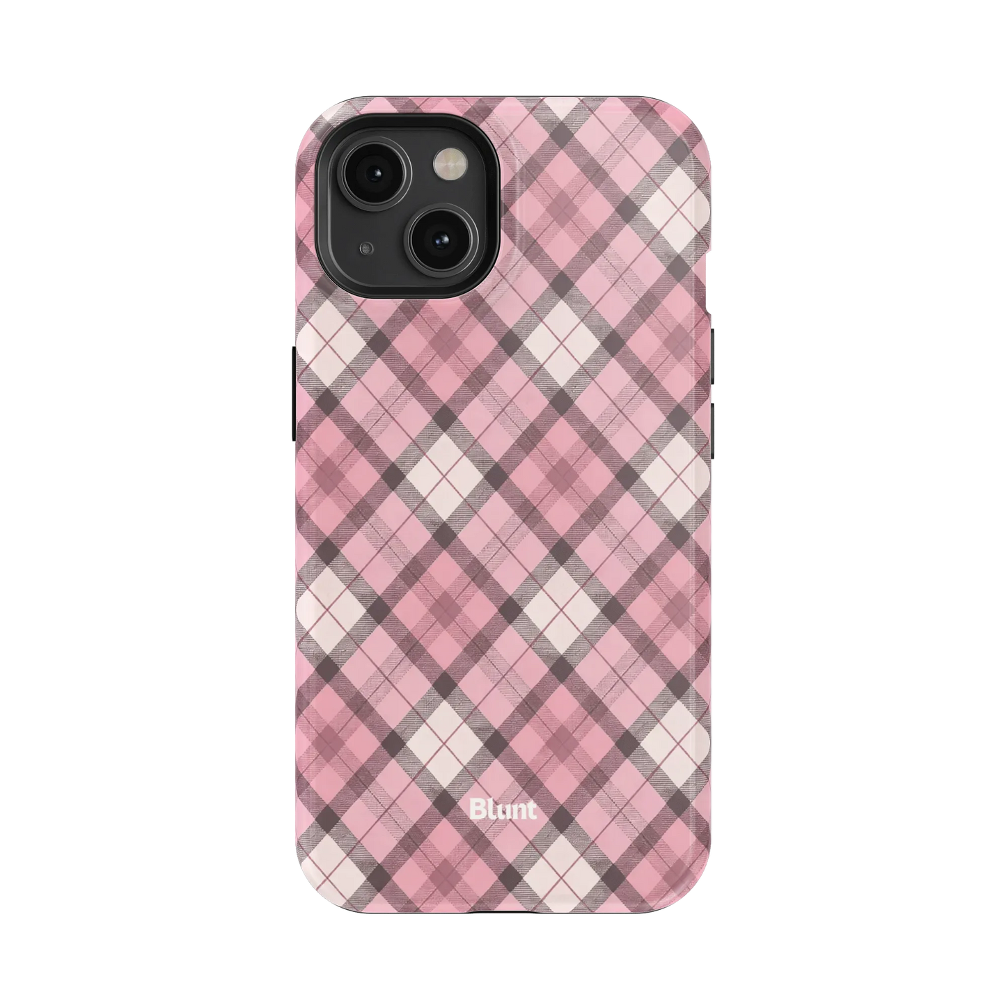 Pink Plaid iPhone Case