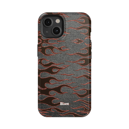 Steel Flame iPhone Case