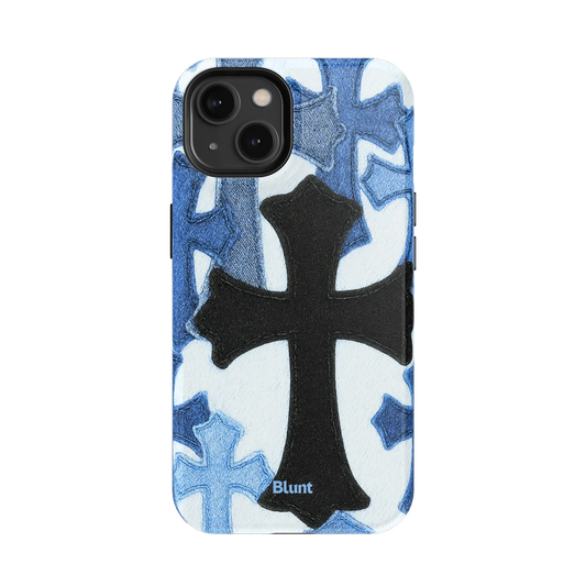 Denim Cross iPhone Case