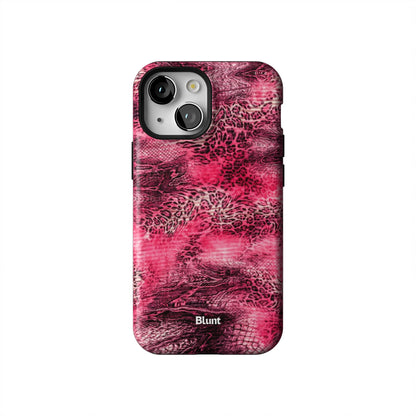 Pink-Wild-Acid-iphone-case-iPhone 13 Mini-1