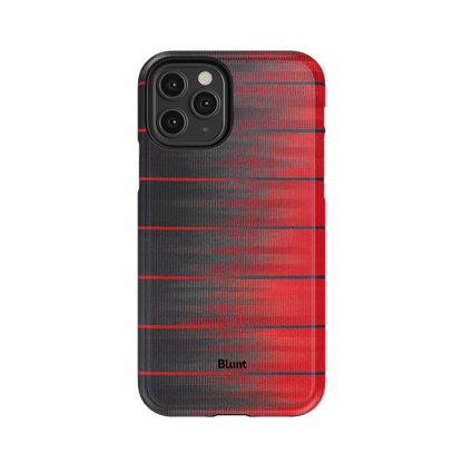 Crimson Stripe iPhone Case